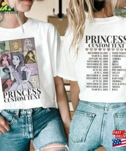 Custom Text Princess Shirt Squad Tour Tee Besties Trip Sweatshirt Hoodie 2