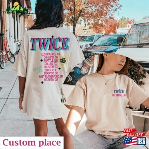 Custom Twice 5Th World Tour Ready To Be Sweatshirt 2023 Hoodie Jihyo Classic