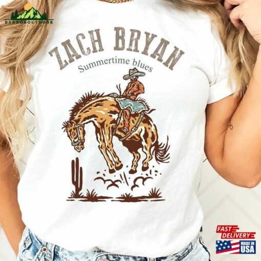 Custom Zach Bryan Crewneck Shirt Cowboy Hoodie T-Shirt