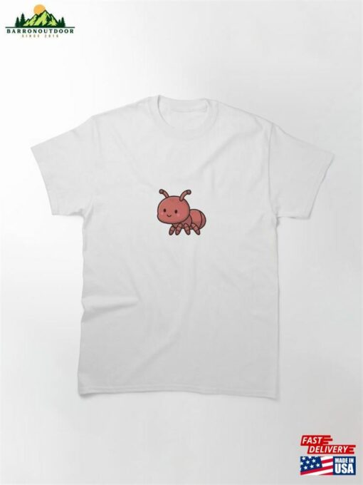 Cute Ant Cartoon Classic T-Shirt Unisex