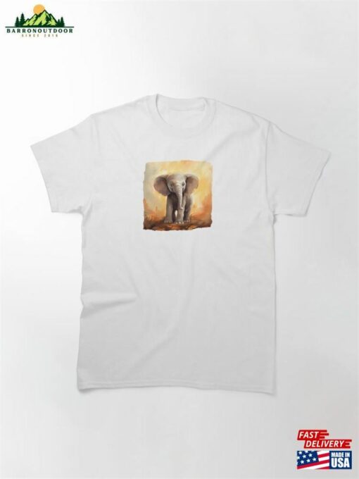 Cute Baby Elephant 03 Classic T-Shirt Hoodie