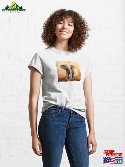 Cute Baby Elephant 03 Classic T-Shirt Unisex