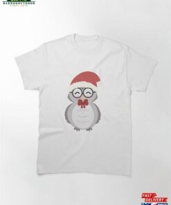 Cute Baby Owl In Winter Classic T Shirt Sweatshirt 2