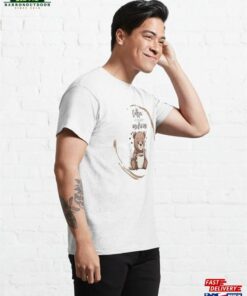 Cute Bear Drinking Coffee Classic T Shirt Hoodie 4