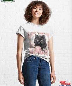 Cute Black British Shorthair Cat Pattern Classic T-Shirt Sweatshirt Hoodie