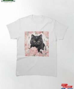 Cute Black British Shorthair Cat Pattern Classic T-Shirt Sweatshirt Hoodie