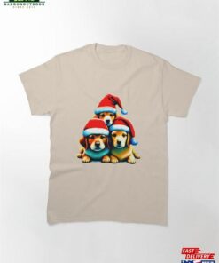 Cute Christmas Dogs Family Classic T Shirt Hoodie 1