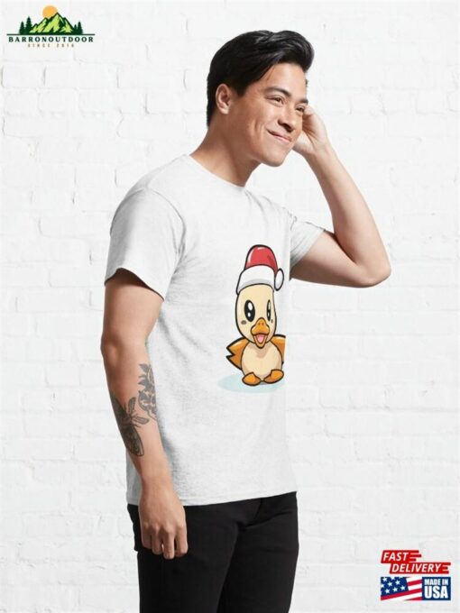 Cute Christmas Duck Classic T-Shirt Unisex