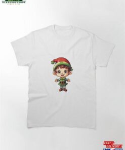 Cute Christmas Elf Classic T Shirt Sweatshirt 2