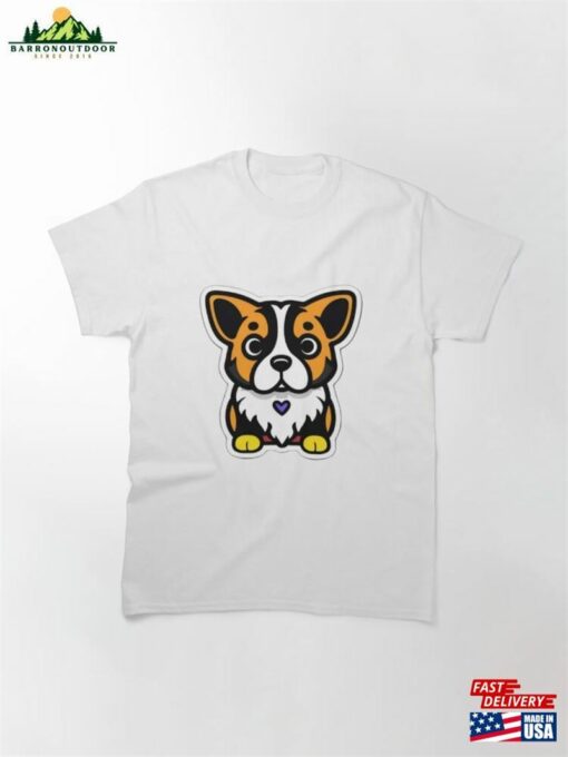 Cute Dog Stickers Classic T-Shirt Unisex Hoodie