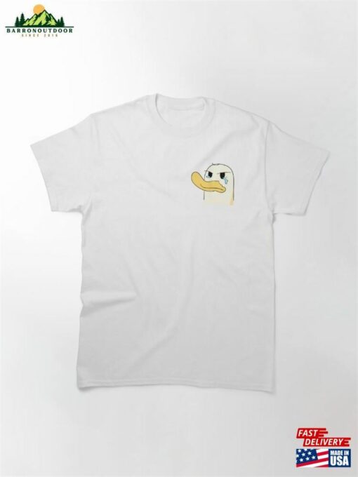 Cute Doob Duck Is Crying Classic T-Shirt