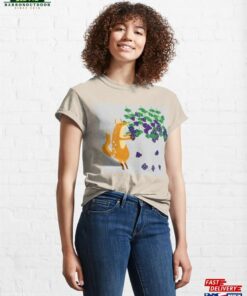 Cute Fox Trying To Reach Some Grapes Classic T Shirt Hoodie 1
