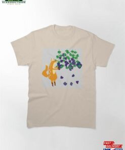 Cute Fox Trying To Reach Some Grapes Classic T Shirt Hoodie 2