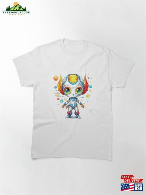 Cute Futuristic Robot Cuddly Toy Classic T-Shirt Hoodie