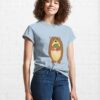 Cute Groundhog Carries Christmas Hat Classic T-Shirt Hoodie Unisex
