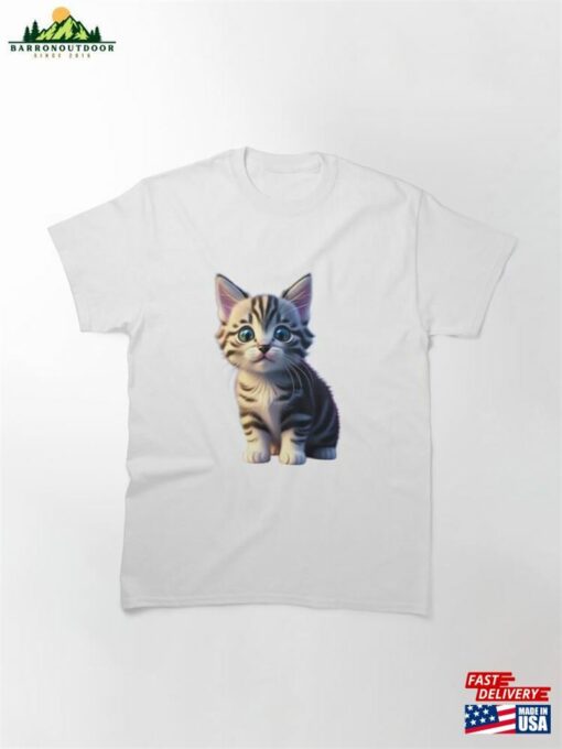 Cute Kitten Stickers Classic T-Shirt