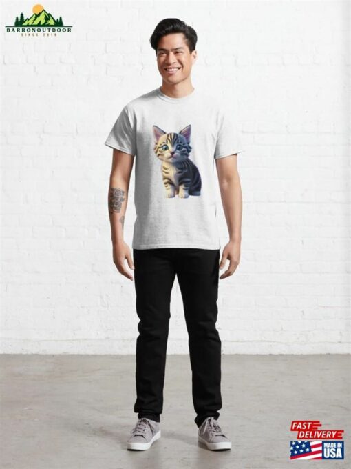 Cute Kitten Stickers Classic T-Shirt