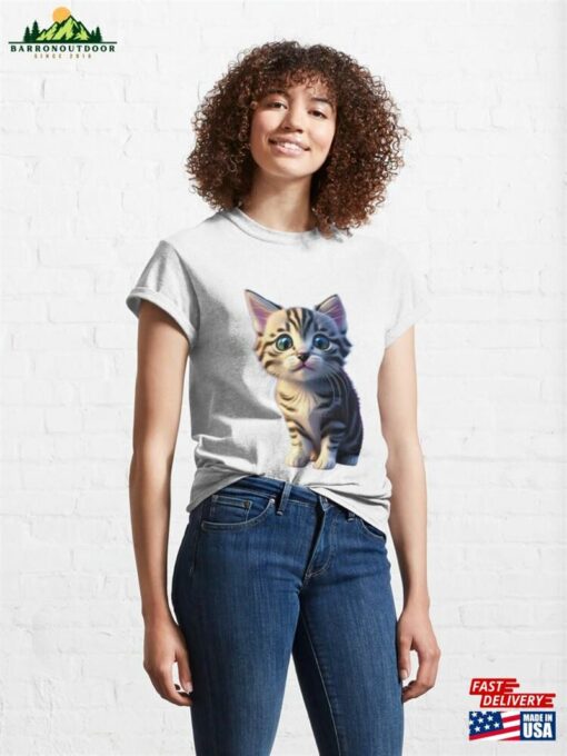 Cute Kitten Stickers Classic T-Shirt