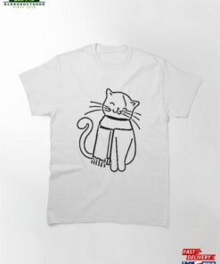 Cute Kitten With Scarf Classic T-Shirt Sweatshirt