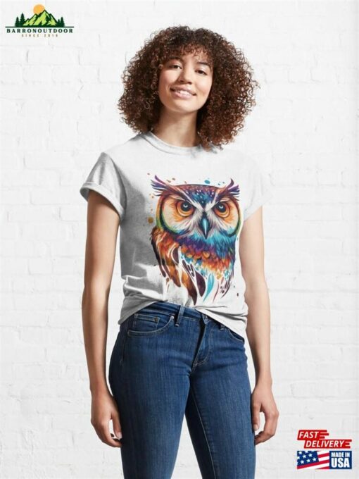 Cute Owl Stickers Classic T-Shirt Sweatshirt Hoodie