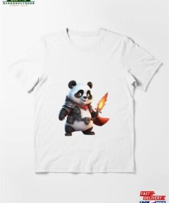 Cute Panda In A Cartoon Character Essential T-Shirt Sweatshirt Unisex 1 Cute Panda In A Cartoon Character Essential T Shirt Sweatshirt Unisex 2