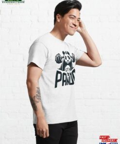 Cute Panda Lifting Barbell Gym Classic T Shirt 4