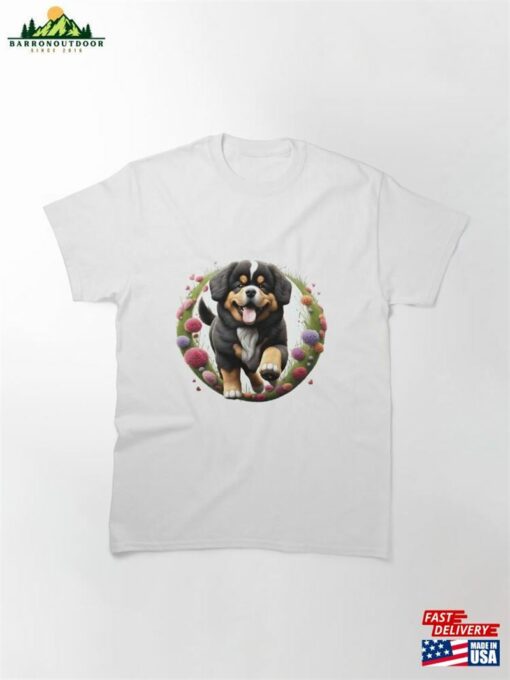 Cute Playful Tibetan Mastiff Classic T-Shirt