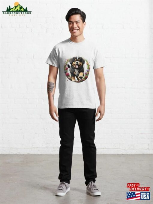 Cute Playful Tibetan Mastiff Classic T-Shirt