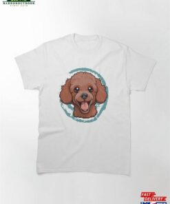 Cute Poodle Ruby Red Classic T-Shirt Sweatshirt Hoodie