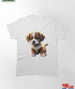 Cute Puppy Dog Classic T-Shirt Unisex