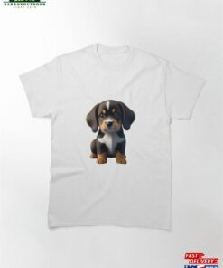 Cute Puppy Dog Stickers Classic T-Shirt Sweatshirt Hoodie