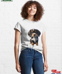 Cute Puppy Dog Stickers Classic T Shirt Sweatshirt Hoodie 3