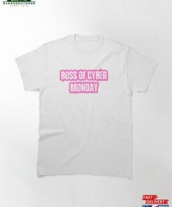 Cyber Monday Extravaganza Futuristic Tech Boss Design Classic T-Shirt Unisex