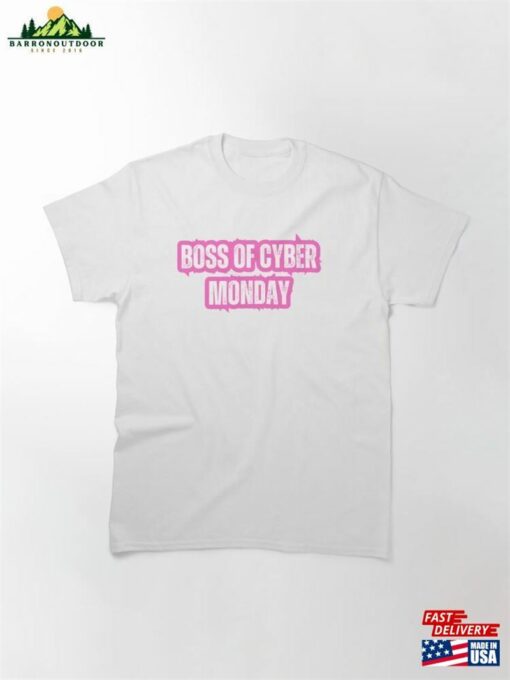 Cyber Monday Extravaganza Futuristic Tech Boss Design Classic T-Shirt Unisex