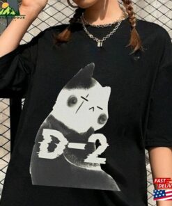 D 2 Cute Agust Shirt Chibi Cat Suga Bts Sweatshirt Unisex Hoodie