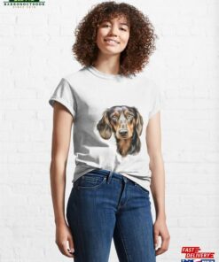 Dachshund Portrait Classic T Shirt Sweatshirt 1