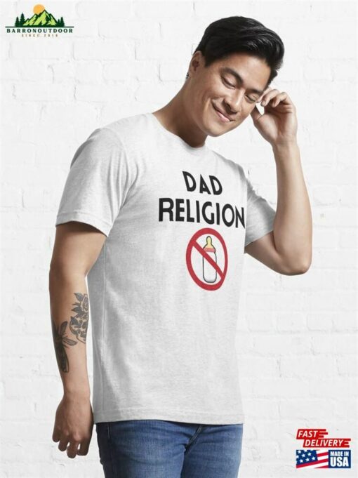 Dad Religion Shirt Punk Rock Band T-Shirt N Roll Lover Tee Classic