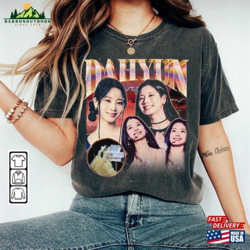 Dahyun Kpop Shirt Twice Ready To Be Album Sweatshirt Vintage Retro Graphic Tee Music Unisex Gifts Fan Hoodie T-Shirt