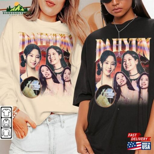 Dahyun Kpop Shirt Twice Ready To Be Album Sweatshirt Vintage Retro Graphic Tee Music Unisex Gifts Fan Hoodie T-Shirt