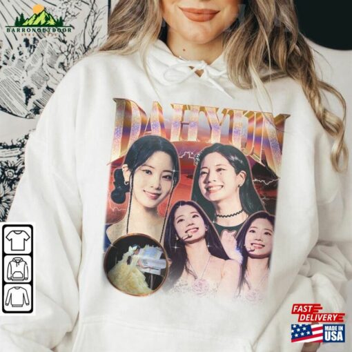 Dahyun Kpop Shirt Twice Ready To Be Album Sweatshirt Vintage Retro Graphic Tee Music Unisex Gifts Fan Hoodie T-Shirt