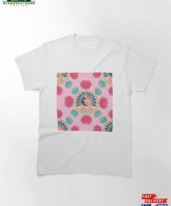 Damask Peacock Classic T-Shirt Hoodie