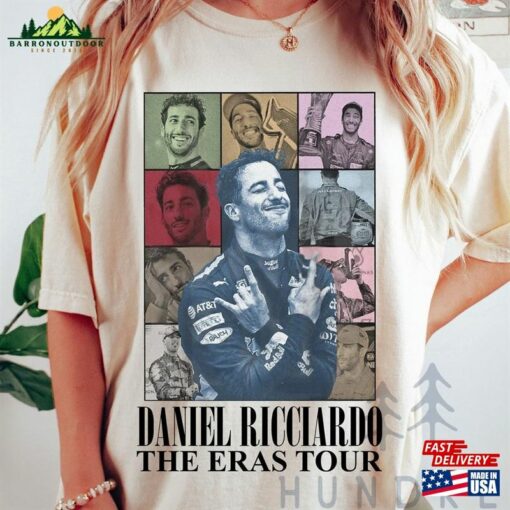 Daniel Ricciardo The Eras Tour Shirt Vintage F1 Driver T-Shirt Hoodie Classic