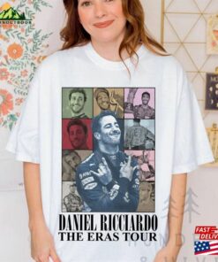 Daniel Ricciardo The Eras Tour Shirt Vintage F1 Driver T Shirt Hoodie Classic 4
