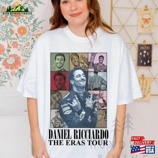 Daniel Ricciardo The Eras Tour Shirt Vintage F1 Driver T-Shirt Hoodie Classic