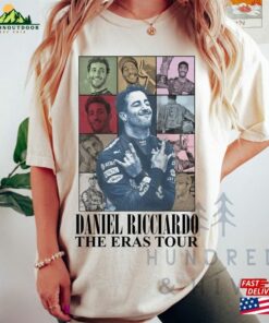 Daniel Ricciardo The Eras Tour Shirt Vintage F1 Driver T Shirt Unisex 1