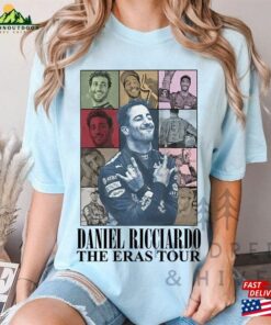 Daniel Ricciardo The Eras Tour Shirt Vintage F1 Driver T Shirt Unisex 2