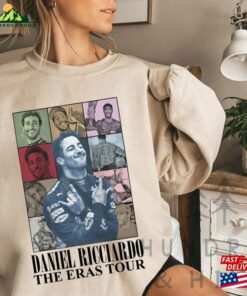 Daniel Ricciardo The Eras Tour Shirt Vintage F1 Driver T Shirt Unisex 3