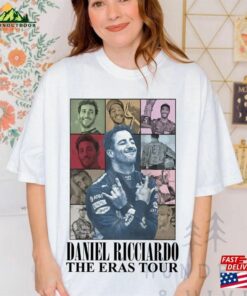 Daniel Ricciardo The Eras Tour Shirt Vintage F1 Driver T Shirt Unisex 4