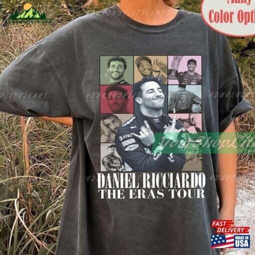 Daniel Ricciardo The Eras Tour Unisex T-Shirt Driver Racing Shirt Hoodie