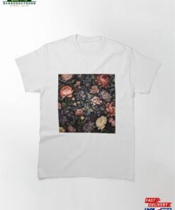 Dark Spring Vintage Flower Print Classic T-Shirt Sweatshirt Hoodie